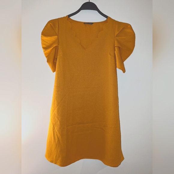 Shein - Mustard mini dress - Picture 1 of 2